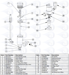 Needle/ Piston Assembly Nozzle 7509-9000