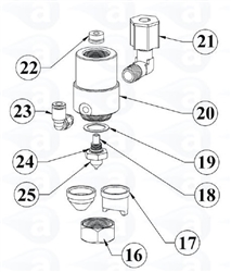 TS5540 Series Valve Locking RIng Spare T1000583