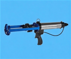 Handheld pneumatic dual cartridge gun 600ml 1:1 and 2:1 ratios. 300ml x ...