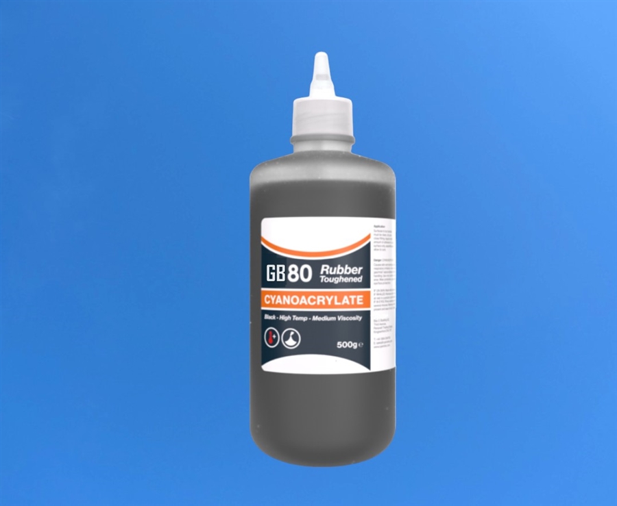 Black Rubber Toughened Cyanoacrylate Super Glue
