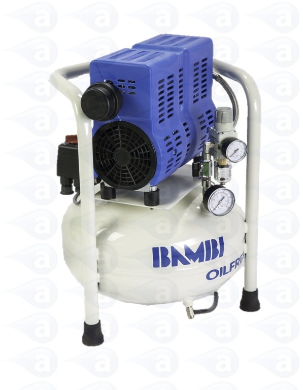 Silent running 15 litre air compressor BB15 Adhesive Dispensing Ltd